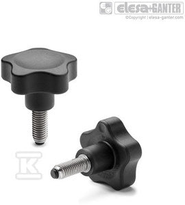 Pokrętło pełne VC.692/32-SST-P-M6x30-PO