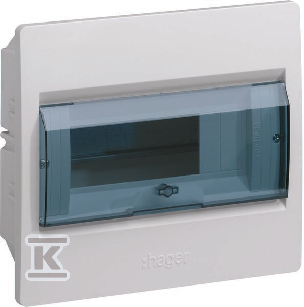 Rozdzielnica IC2 1x8 modułowa p/t IP40 drzwi transparentne