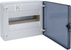 Rozdzielnica natynkowa Golf IP40, drzwi transparentne, 12 modułowa