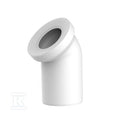 Kolanko WC 45 ° DN100