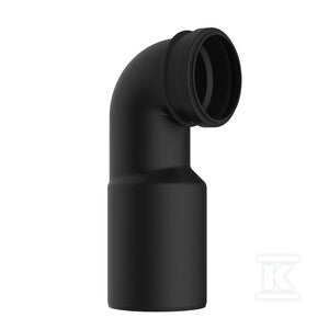 Kolano odpływowe WC 90 °, DN90/DN100