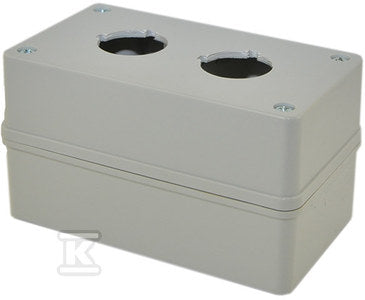 Kaseta KP2 otwory fi30mm szara W0-KASETA KP2A SZARA