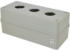 Kaseta KP3 otwory fi30mm szara W0-KASETA KP3A SZARA