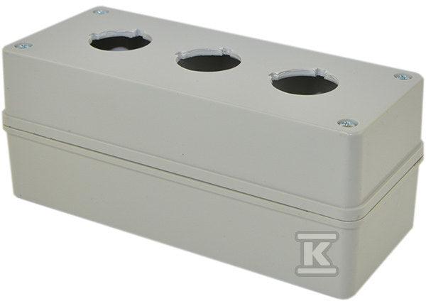 Kaseta KP3 otwory fi30mm szara W0-KASETA KP3A SZARA