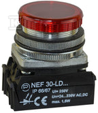 Lampka NEF30LDB 24V-230V czerwona W0-LDU1-NEF30LDB C