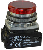Lampka NEF30LD/24V-230V czerwona W0-LDU1-NEF30LD C