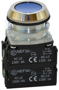 Przycisk NEF30-K2X2Y niebieski W0-NEF30-K 2X2Y N