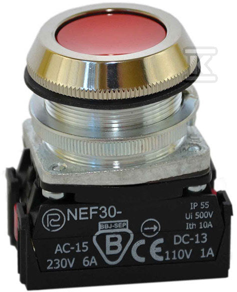 Przycisk NEF30-KY czerwony W0-NEF30-K Y C