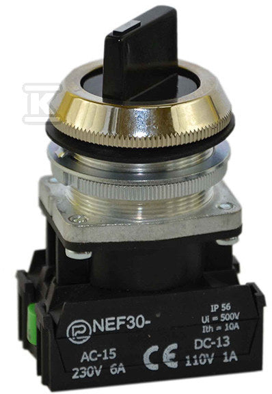 Przycisk NEF30-TPcXY czarny W0-NEF30-TPC XY S