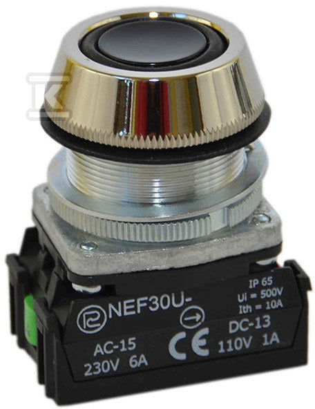Przycisk NEF30-UKXY czarny W0-NEF30-UK XY S