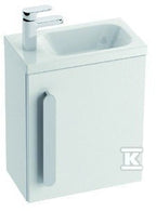 Korpus szafki SD 400 chrome biały / biały połysk