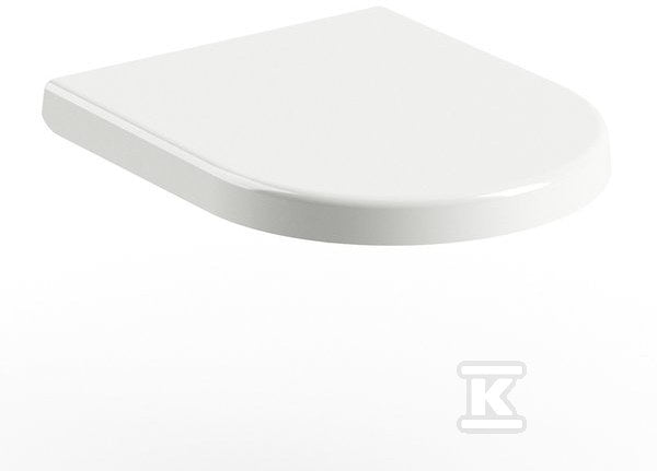 Deska sedesowa WC Uni chrome 02A wolnoopadająca biała