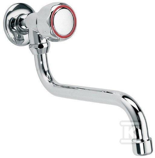 Bateria umywalkowa Standard ścienna, chrom