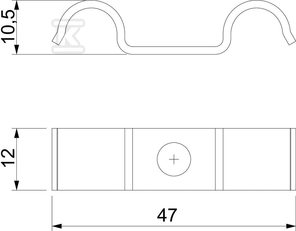 Obejma mocująca typ 1015 D 10 G