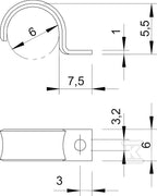 Obejma mocująca typ WN 7855 A 6