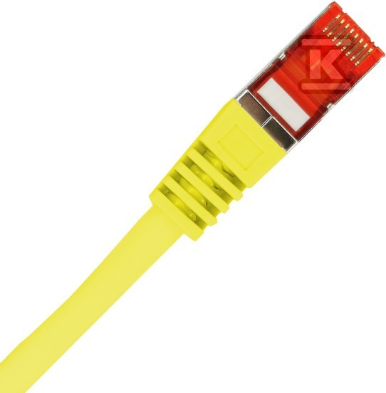 Patchcord S/FTP kat.6A LSOH 2.0m żółty ALANTEC
