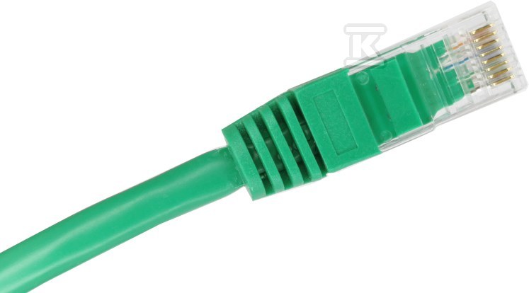 Patchcord U/UTP kat.6A LSOH 5.0m zielony ALANTEC