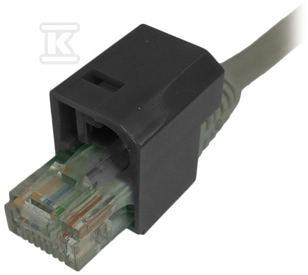 Blokada wtyku RJ45 przed nieautoryzowanym wypięciem, kolor szary ALANTEC