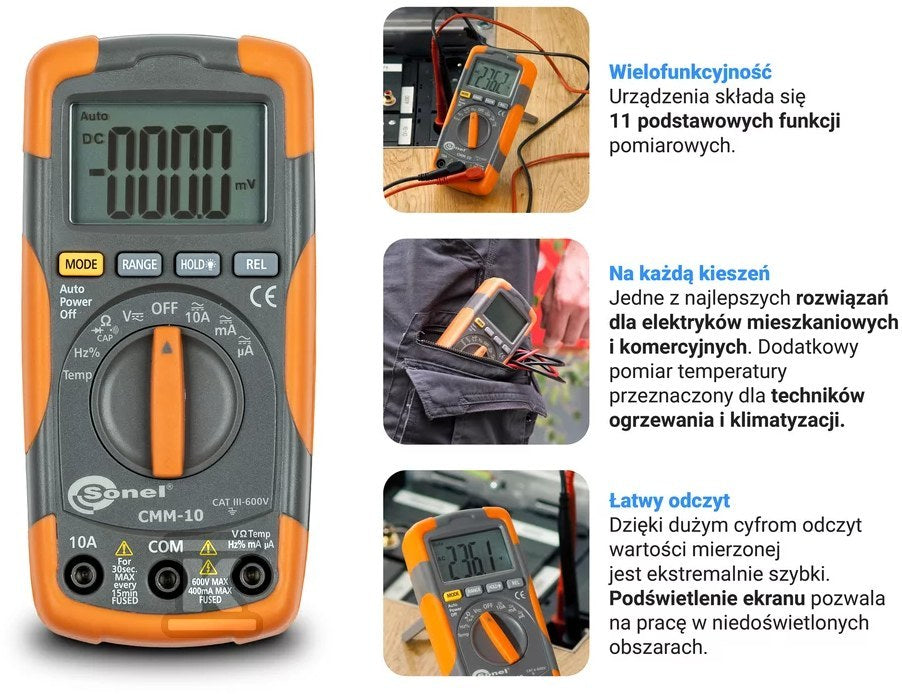CMM-10 Multimetrz deklaracją sprawdzenia