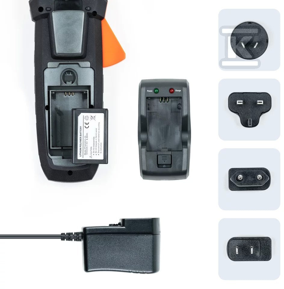 Cyfrowy miernik cęgowy do instalacji PV CMP-1015-PV. Produkt w komplecie z Certyfikatem Kalibracji.