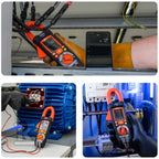 Cyfrowy miernik cęgowy do instalacji PV CMP-1015-PV. Produkt w komplecie z Certyfikatem Kalibracji.