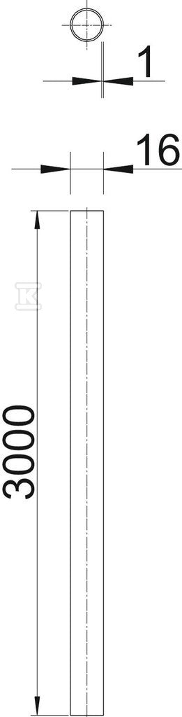 Rura stalowa typ S16W G