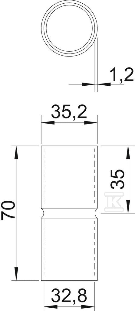 Mufa rurowa typ SV32W G