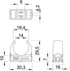 Obejma Quick typ 2955 M20 SW