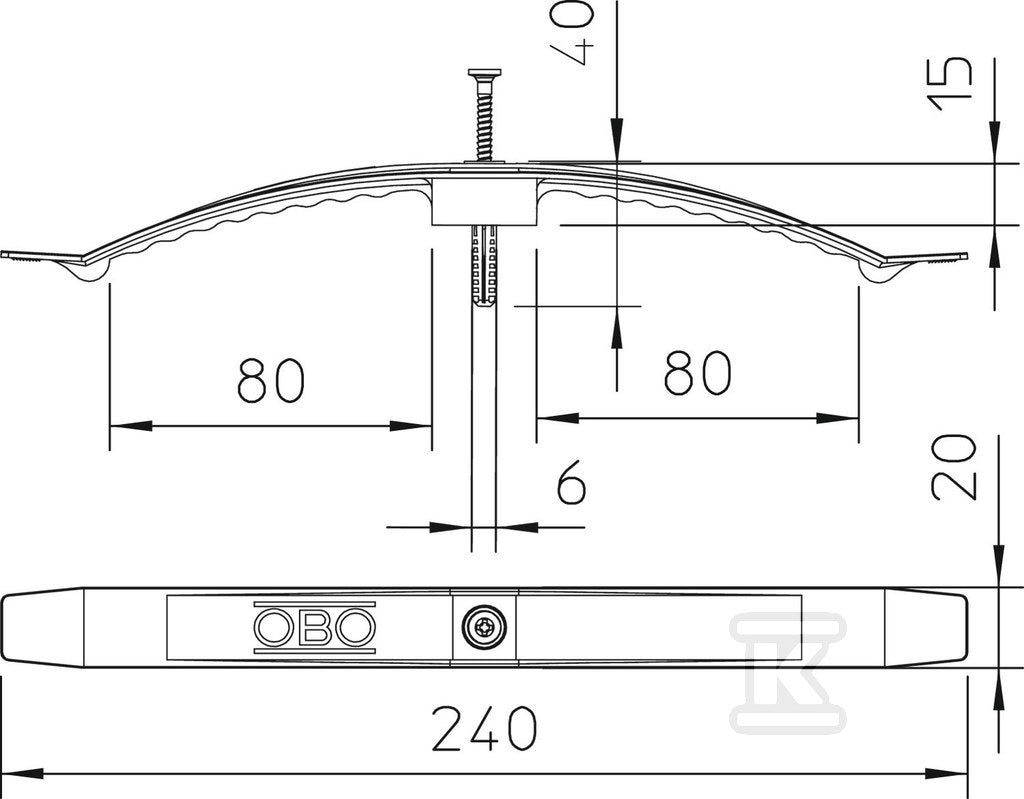 Klamra kablowa typ 2033 SP