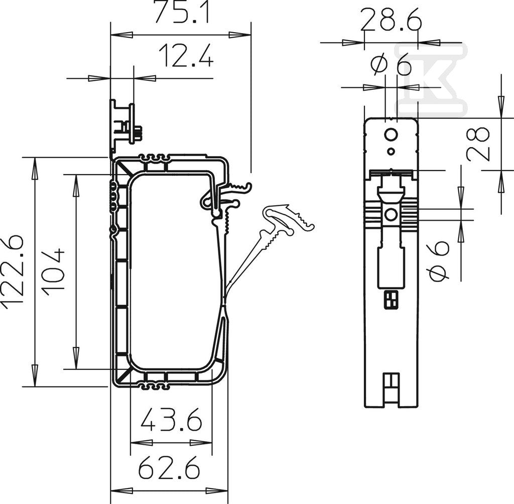 Obejma zbiorcza GRIP typ 2031 40