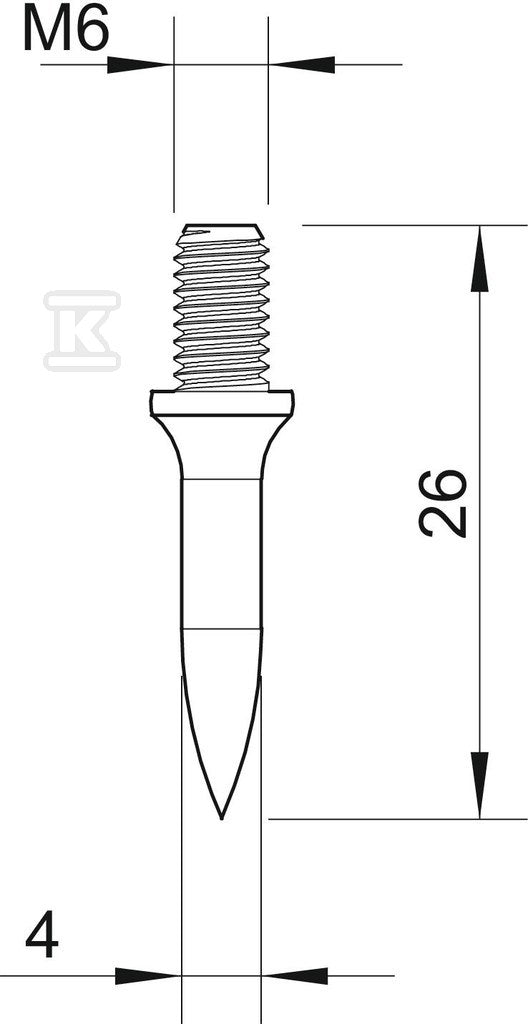 Kołek OBO typ 903 18 G