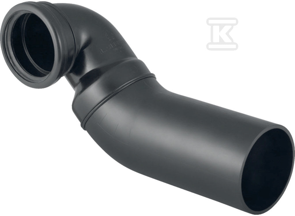 Kolano odpływowe PE 90st. P do WC d110/110