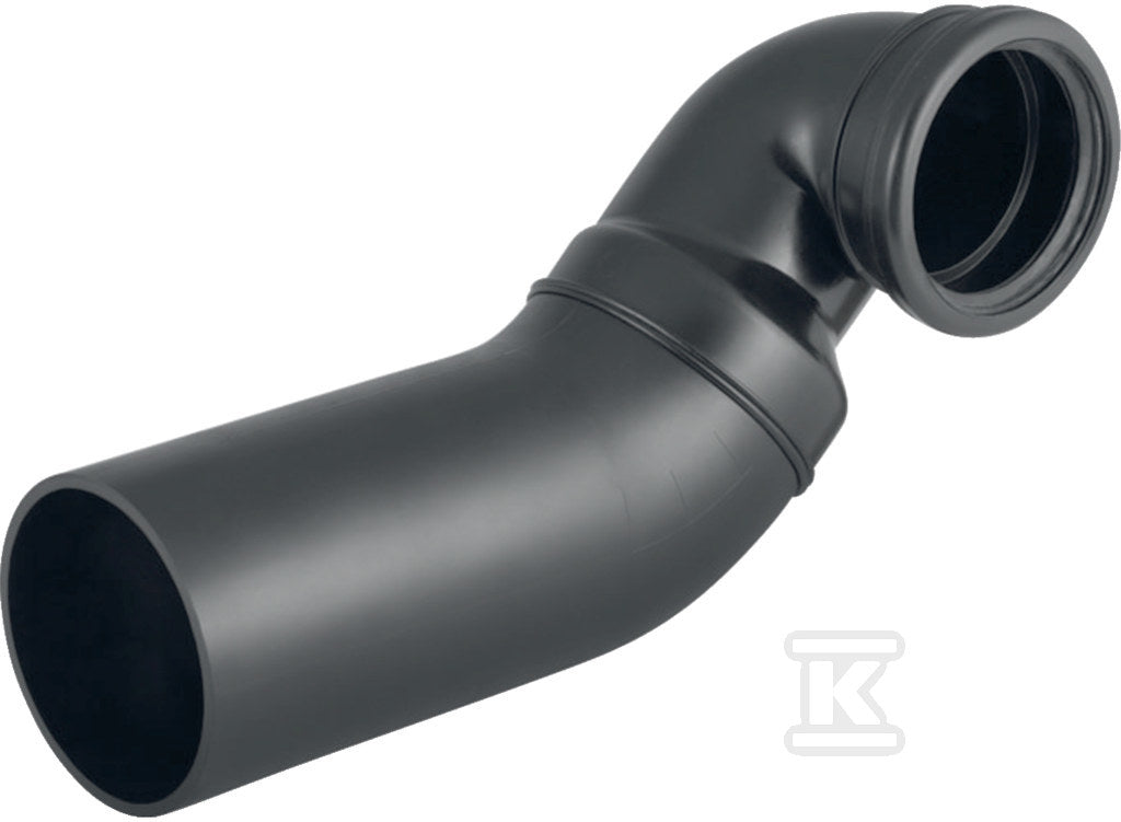 Kolano odpływowe PE 90st. L do WC d110/90