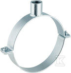 Uchwyt do rur z mufą gwintowaną 200xGW1 1/4", gwint wewnętrzny, stalowy ocynkowany (kanalizacja HDPE)