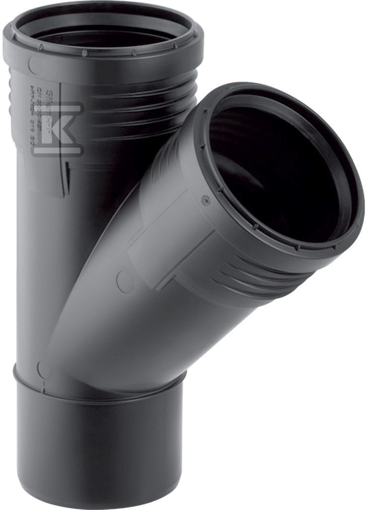 Trójnik Geberit Silent-PP GTEA 45G d50/32