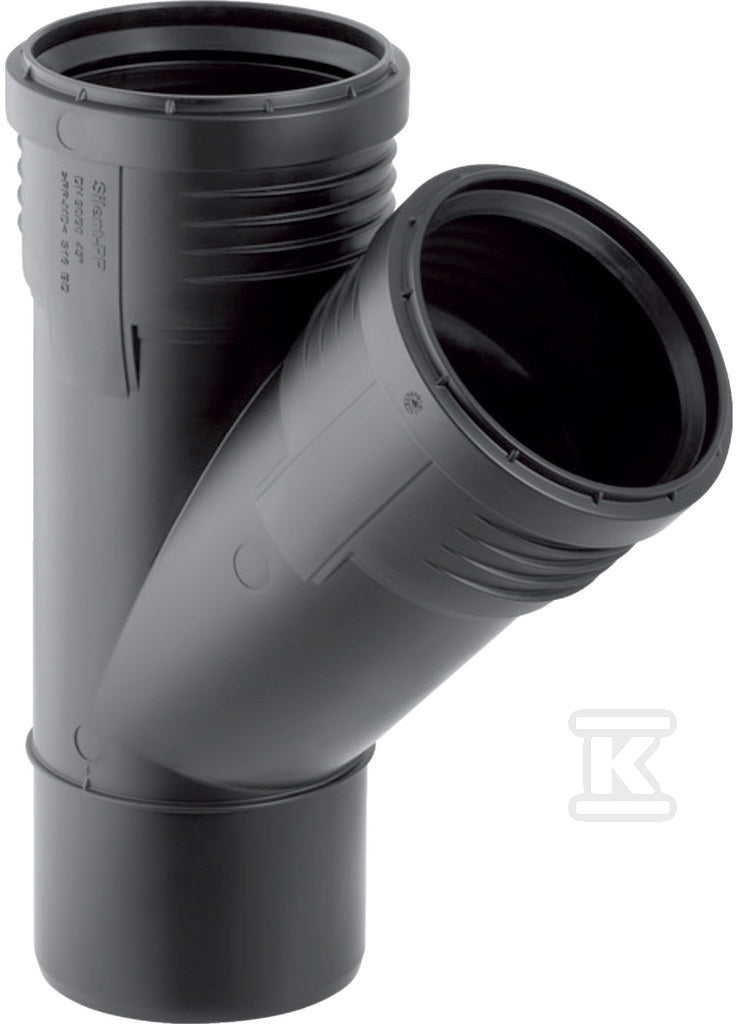 Trójnik Geberit Silent-PP GTEA 45G d90/90