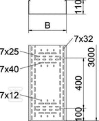 Koryto kablowe typ BKRS 1110 FS