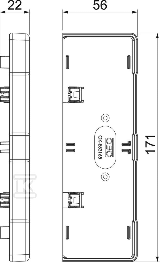 Końcówka typ GK-E53165RW