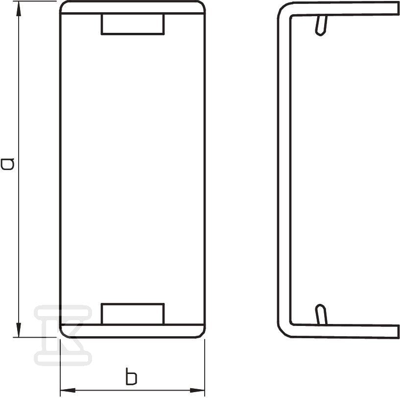 Osłona styku typ WDK HS15030RW