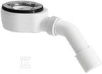 Brodzik kompozytowy Stabilsound Plus "Kalait Smooth White" 90x130x3,5 cm, prostokątny