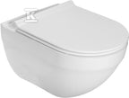 Miska WC HEBE podwieszana Rimless + deska wolnoopadająca slim