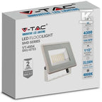 Projektor LED V-TAC 50W SMD F-CLASS Biały VT-4954 4000K 4300lm