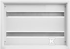 Rozdzielnica metal KRAFT 2x24 PE+N natynkowa