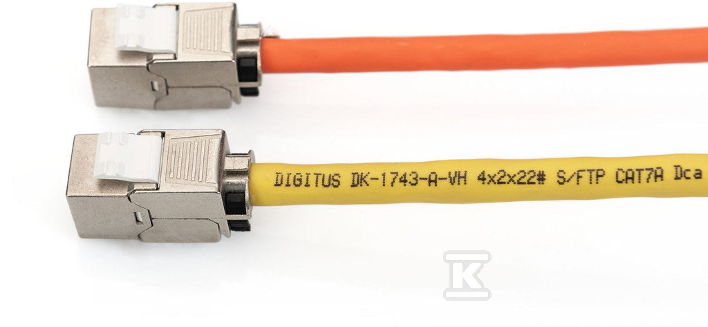 Moduł (gniazdo) keystone RJ45 (8P8C) kat.6A, STP, ekranowany, beznarzędziowy, stalowy, 1szt