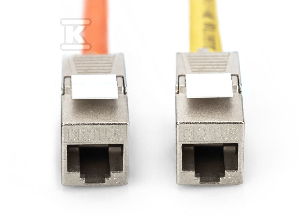Moduł (gniazdo) keystone RJ45 (8P8C) kat.6A, STP, ekranowany, beznarzędziowy, stalowy, 1szt