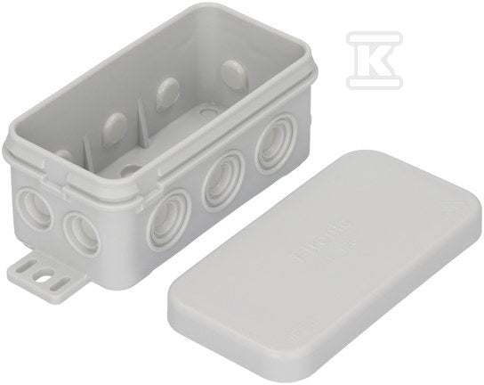 E126 - Puszka odgałęźna naścienna, biała IP54 85 x 44 x 40 mm E126W