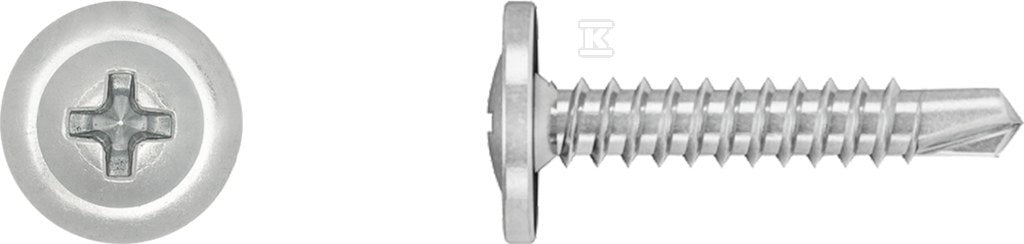 WFS Wkręt do cienkich blach i drewna z wiertłem 4,2x13mm [OP 400]