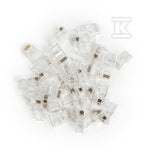 Wtyk RJ45 (8P8C) przelotowy, kat.6, nieekranowany, AWG 26-24, opakowanie 100 szt.
