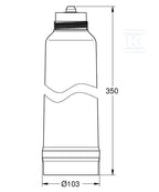 Filtr Grohe Blue w rozmiarze L, filtracja 5-fazowa, 2500 l