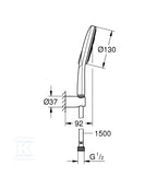 Zestaw prysznicowy Rainshower SmartActive 130, 3 strumienie, chrom